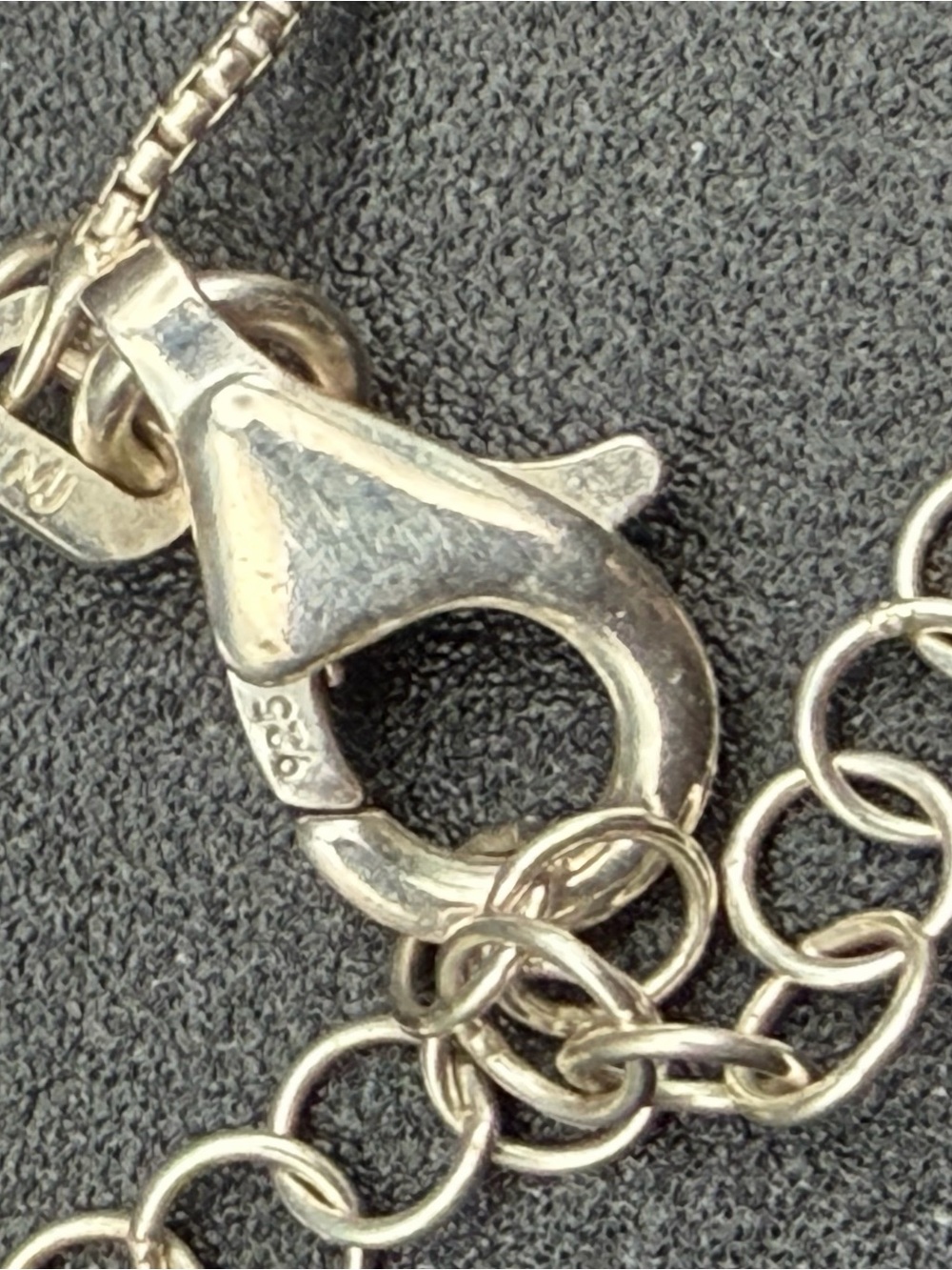 925 Sterling Silver Opal pendant necklace #S71 Silpada and extender - Picture 5 of 12